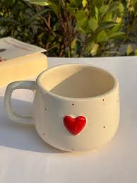 3D Heart Mug